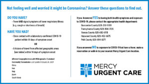 coronavirus questionnaire