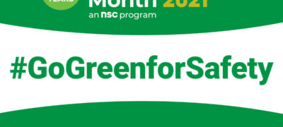 National Safety Month Go green fo Safety