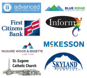 Gold Sponsors: ADNS, Blue Ridge Imaging, First Citizens Bank, Inform Services, McGuire Wood & Bissette, McKesson, Skyland Distributing, St. Eugene Catholic Church